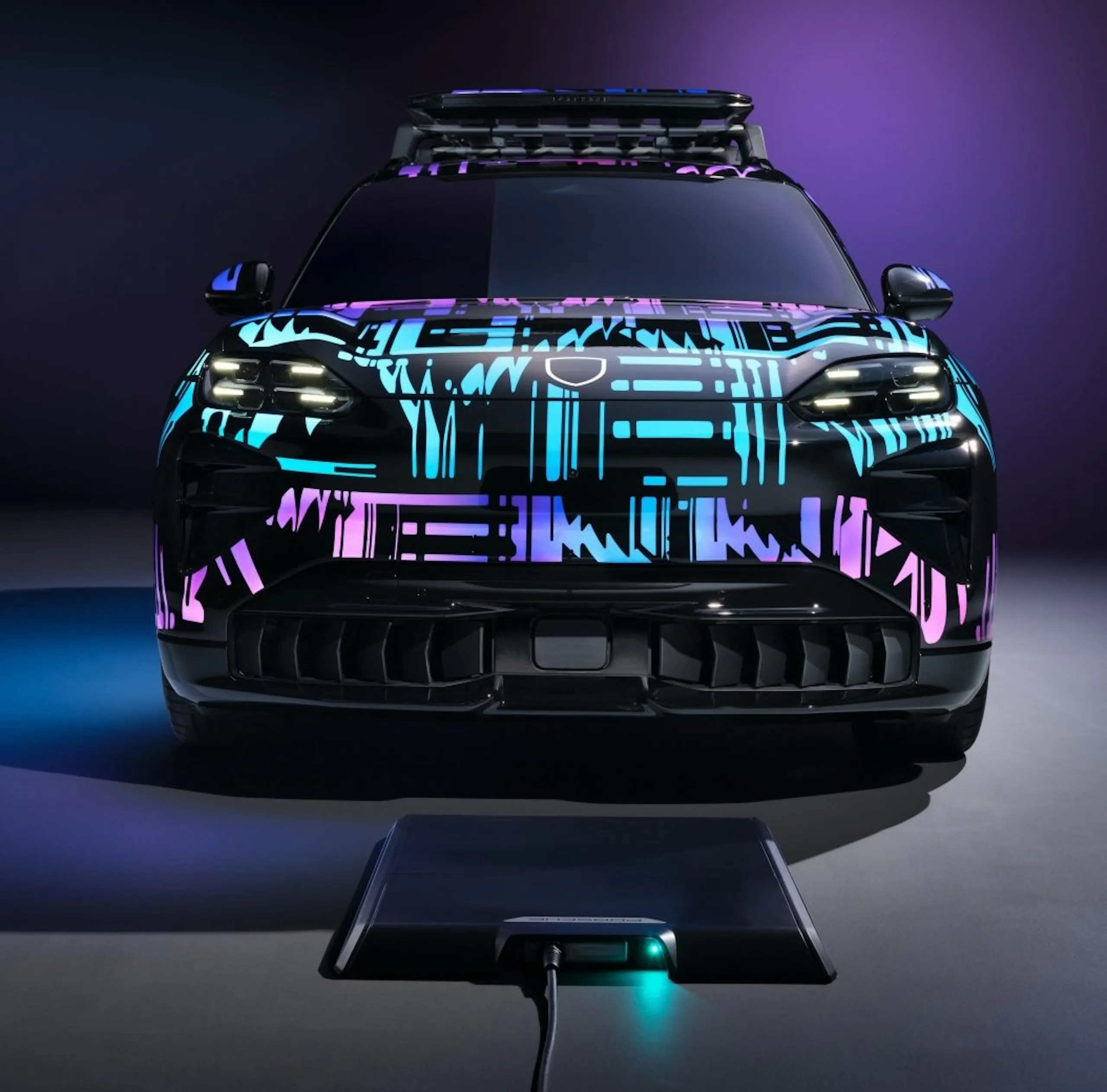 Drop the plug! Electric Porsche Cayenne heralds wireless floor charging for your garage