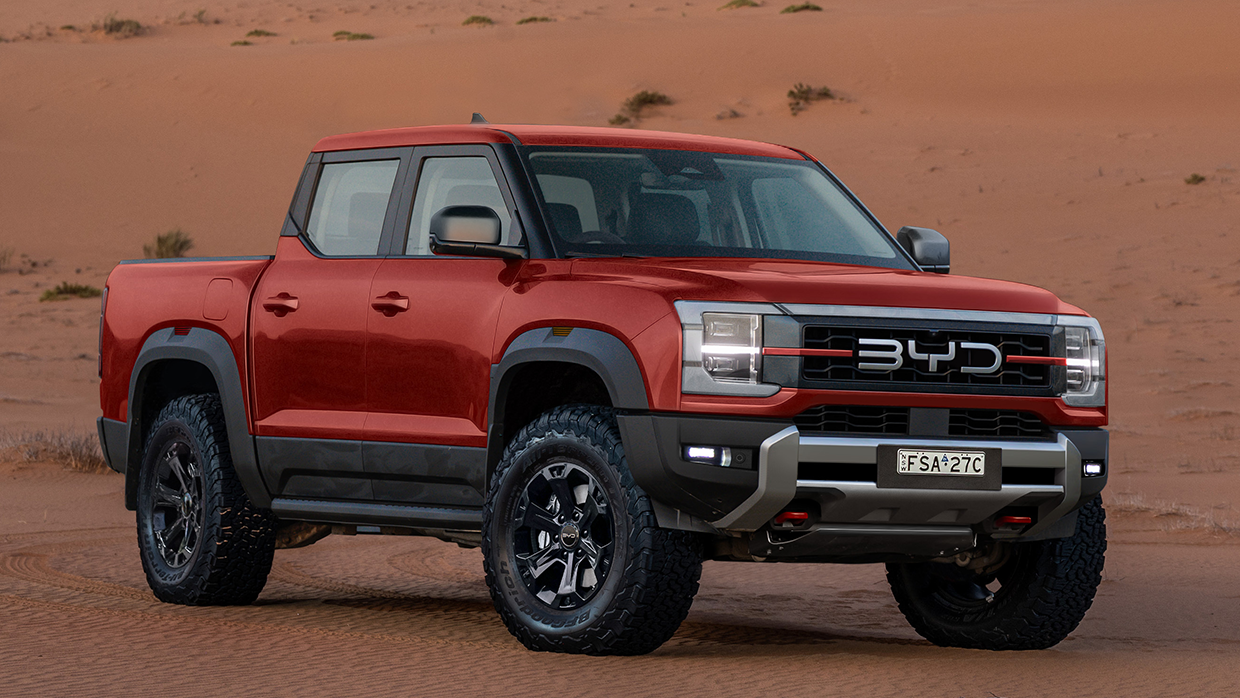 Hardcore BYD Shark 6 imagined as Ford Ranger Raptor, Toyota Hilux GR Sport challenger