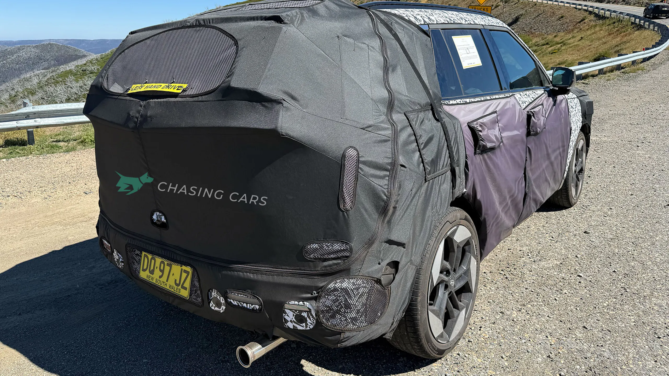 Tough new look for Hyundai Tucson 2027: Toyota RAV4 and BYD Sealion 6 rival spied testing in Australia