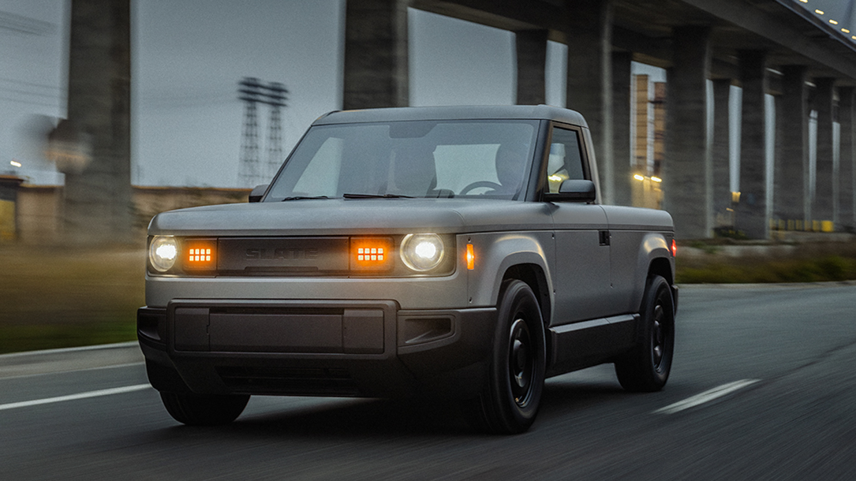 Slate Truck 2027: North America’s sharply priced, bare-bones, ultra-cool single-cab electric ute could massively undercut Toyota Hilux EV and Ford Ranger PHEV pricing… if it comes to Australia