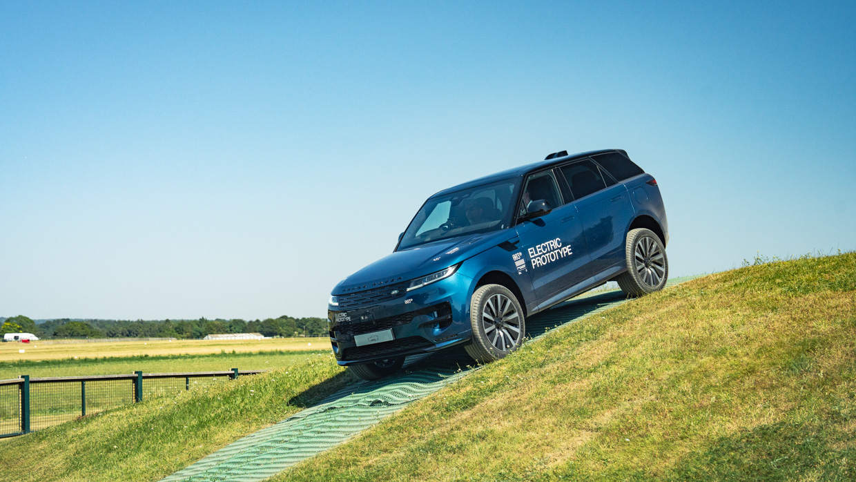 Range Rover Sport Electric 2027: Cayenne Electric, G-Class & iX5 rival breaks cover at Goodwood obstacle course