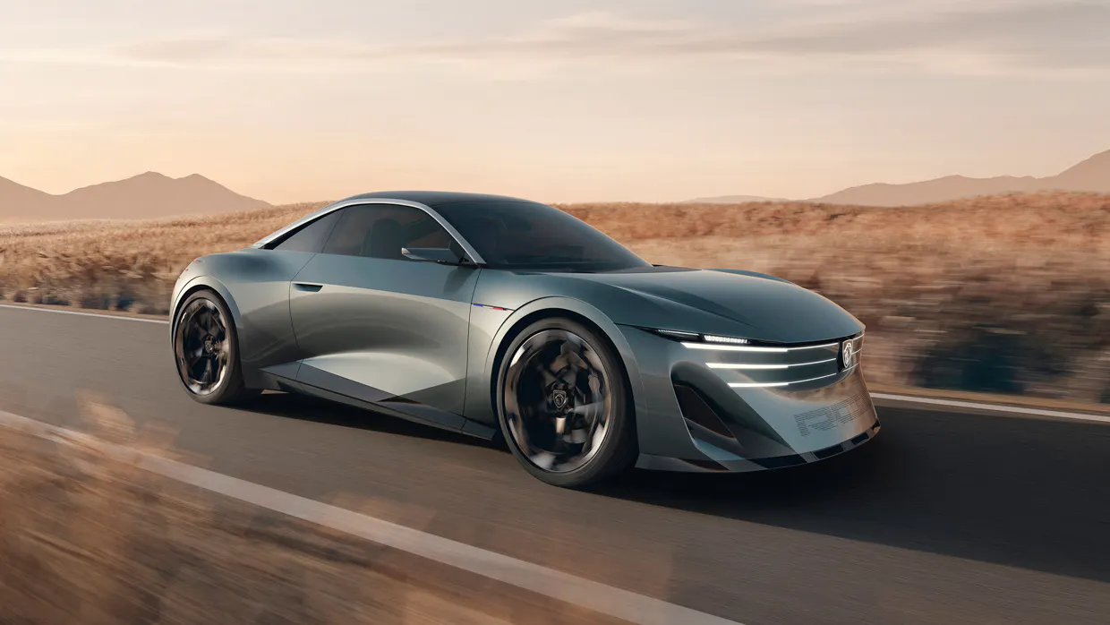 Peugeot RCZ Vision concept transforms coupe into 1000-volt grand tourer with 600km of range